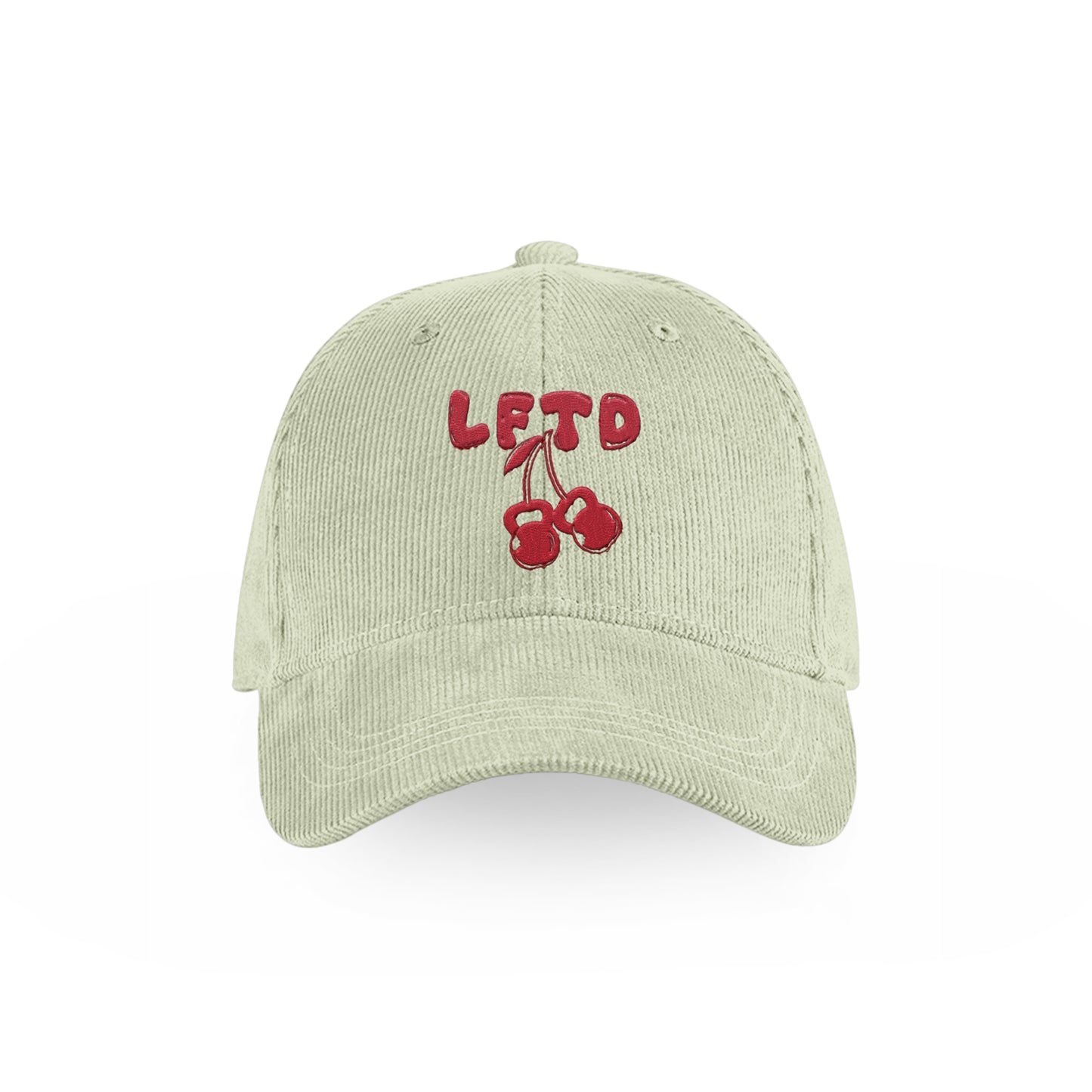 Cherry Bell Cord Baseball Cap