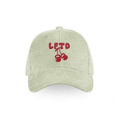 Cherry Bell Cord Baseball Cap