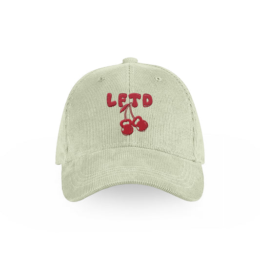 Cherry Bell Cord Baseball Cap