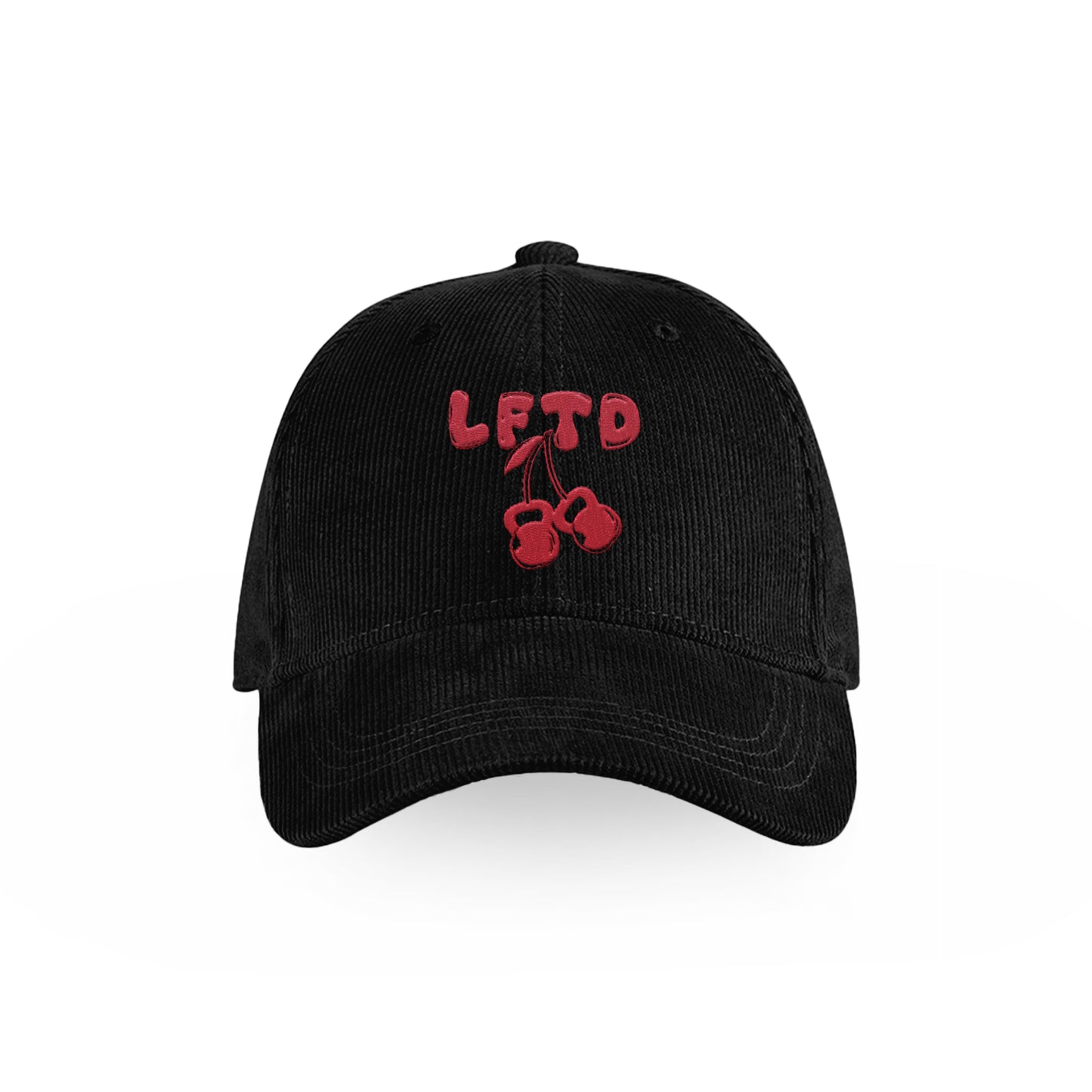 Cherry Bell Cord Baseball Cap