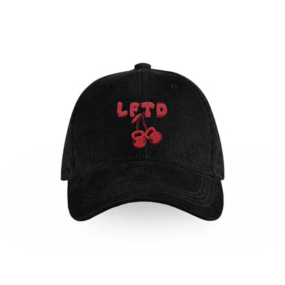 Cherry Bell Cord Baseball Cap